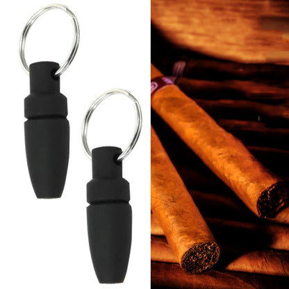 2 ชิ้นสแตนเลสมีดใบมีดเจาะซิการ์เจาะแบบพกพาซิการ์, Cigar Puncher