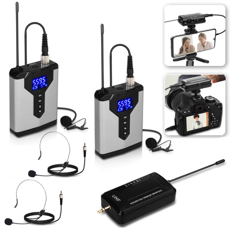ไมโครโฟนบันทึกคอมพิวเตอร์ USB Live Phone SLR Lavalier Microphone, Q6 1 Drag 1 Wireless Lavalier, Q6 1 Drag 1 Wireless Lavalier Head Wear, Q6 1 Drag 1 Wireless Lavalier With Stand, Q6 1 Drag 1 Wireless Lavalier Head Wear With Stand                      ...