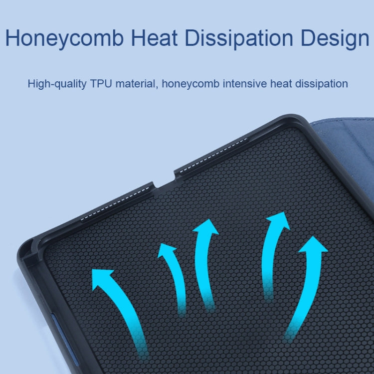 ฝาครอบป้องกันแท็บเล็ตแม่เหล็กแบบหมุนได้หนังแกะไมโครไฟเบอร์, For Huawei MatePad Pro 12.6 inches