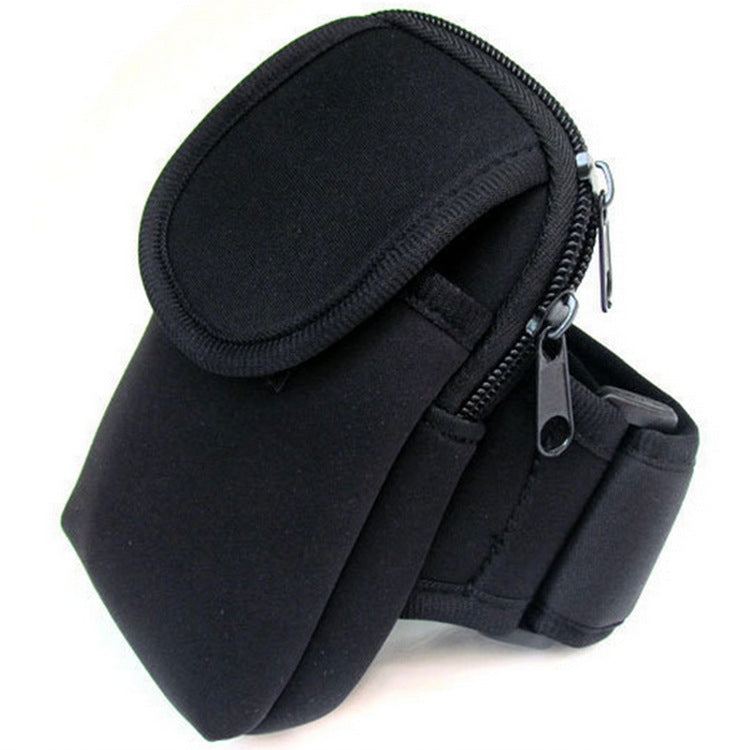 S210 กระเป๋าใส่มือถือ Neoprene Arm Bag กระเป๋าใส่เหรียญ, 10x17cm (Red), 10x17cm (Green), 10x17cm (Navy Blue), 10x17cm (Black), 10x17cm (Orange)