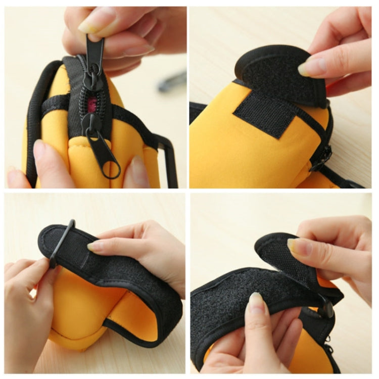 S210 กระเป๋าใส่มือถือ Neoprene Arm Bag กระเป๋าใส่เหรียญ, 10x17cm (Red), 10x17cm (Green), 10x17cm (Navy Blue), 10x17cm (Black), 10x17cm (Orange)