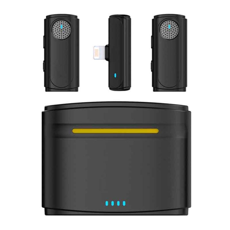 J20 One-two Wireless Lavalier Microphone Audio Video Recording สเปค:, 8 Pin Interface