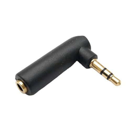 5 pcs 3.5 มม. ข้อศอกชายกับหญิง Dual Channel Headphone Audio Adapter, Gold Plated