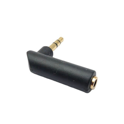 5 pcs 3.5 มม. ข้อศอกชายกับหญิง Dual Channel Headphone Audio Adapter, Gold Plated