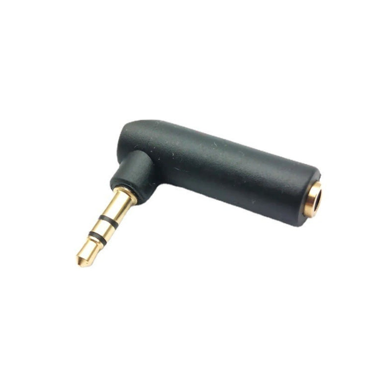 5 pcs 3.5 มม. ข้อศอกชายกับหญิง Dual Channel Headphone Audio Adapter, Gold Plated
