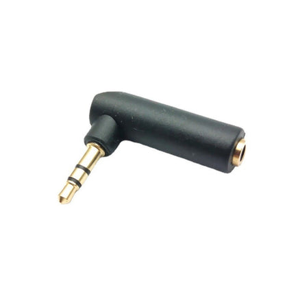 5 pcs 3.5 มม. ข้อศอกชายกับหญิง Dual Channel Headphone Audio Adapter, Gold Plated