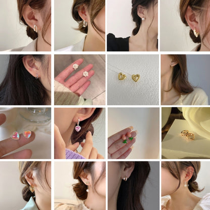 ต่างหูเปลือกหอยสองชั้นพร้อมต่างหูเพชร, EH1069, EH1071, EH1476, EH1479, EH1093, EH1350, EH0702, EH1264, EH1207, EH1286, EH1357, EH1379