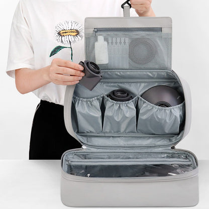 Baona BN-DS006 สำหรับกระเป๋าเก็บหนัง PU มัลติฟังก์ชั่น Dyson Airwrap, BN-DS006 Grey