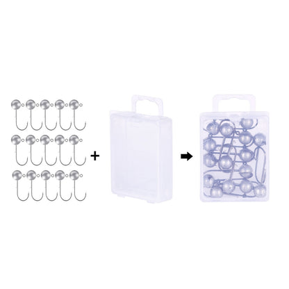 ตะขอตะกั่ว อุปกรณ์ตกปลา Lua Anti-drop Hooks, HENGJIA JI035 50pcs 1g, HENGJIA JI035 40pcs 1.5g, HENGJIA JI035 30pcs 2g, HENGJIA JI035 20pcs 3.5g, HENGJIA JI035 15pcs 5g, HENGJIA JI035 10pcs 7g, HENGJIA JI035 8pcs 10g, HENGJIA JI035 6pcs 14g             ...