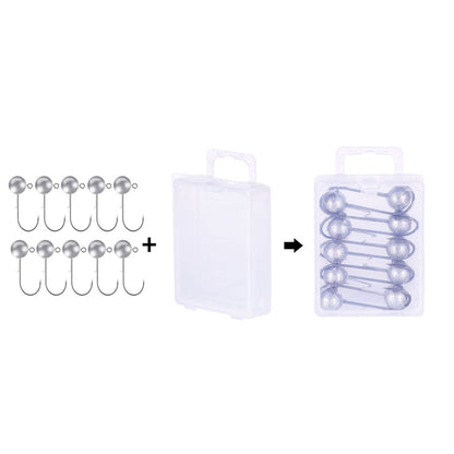 ตะขอตะกั่ว อุปกรณ์ตกปลา Lua Anti-drop Hooks, HENGJIA JI035 50pcs 1g, HENGJIA JI035 40pcs 1.5g, HENGJIA JI035 30pcs 2g, HENGJIA JI035 20pcs 3.5g, HENGJIA JI035 15pcs 5g, HENGJIA JI035 10pcs 7g, HENGJIA JI035 8pcs 10g, HENGJIA JI035 6pcs 14g             ...