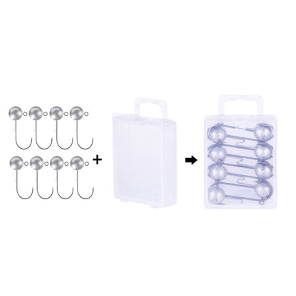 ตะขอตะกั่ว อุปกรณ์ตกปลา Lua Anti-drop Hooks, HENGJIA JI035 50pcs 1g, HENGJIA JI035 40pcs 1.5g, HENGJIA JI035 30pcs 2g, HENGJIA JI035 20pcs 3.5g, HENGJIA JI035 15pcs 5g, HENGJIA JI035 10pcs 7g, HENGJIA JI035 8pcs 10g, HENGJIA JI035 6pcs 14g             ...