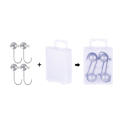 ตะขอตะกั่ว อุปกรณ์ตกปลา Lua Anti-drop Hooks, HENGJIA JI035 50pcs 1g, HENGJIA JI035 40pcs 1.5g, HENGJIA JI035 30pcs 2g, HENGJIA JI035 20pcs 3.5g, HENGJIA JI035 15pcs 5g, HENGJIA JI035 10pcs 7g, HENGJIA JI035 8pcs 10g, HENGJIA JI035 6pcs 14g             ...