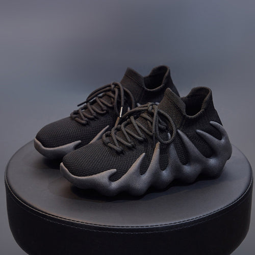 450 Summer Breathable Sock Shoes Fly Woven รองเท้าลำลองที่สวมใส่สบาย, 35, 36, 37, 38, 39, 40