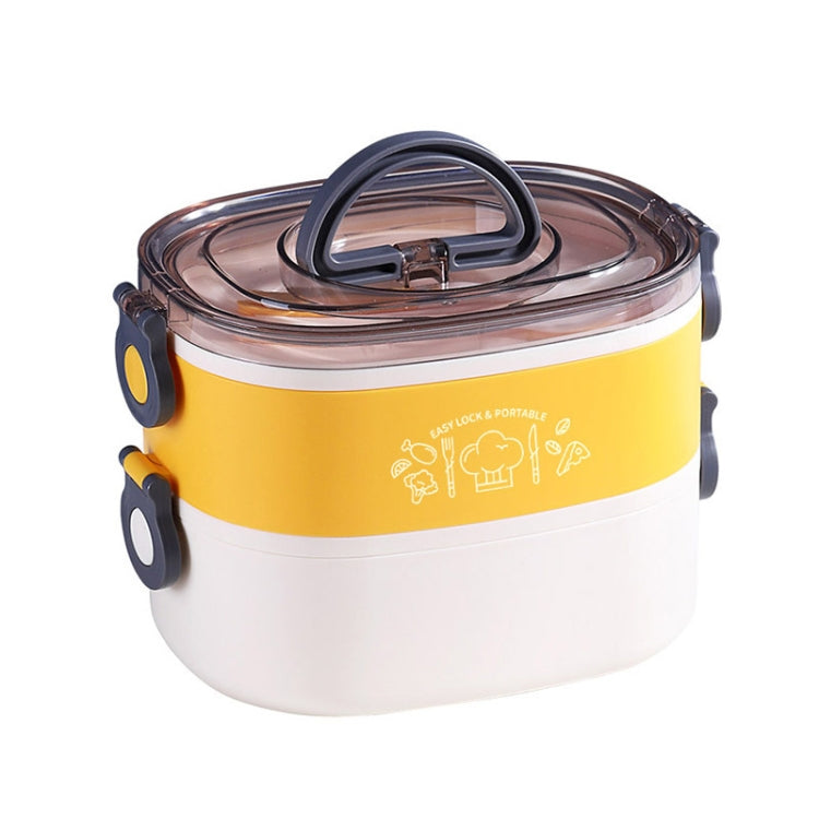 XC-540-541 กล่องอาหารกลางวันฉนวนสำนักงานแบบพกพาวงรีความจุขนาดใหญ่, 600ml (Stainless Blue), 600ml (Stainless Yellow), 600ml (Stainless Purple), 1.2L (Stainless Yellow), 1.2L (Stainless Purple), 600ml (Plastic Blue), 600ml (Plastic Yellow)               ...