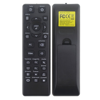 สำหรับ InFocus IN112 IN114 IN124 IN3136 โปรเจคเตอร์ รีโมทคอนโทรล 2 ชิ้น, For InFocus
