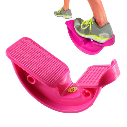 ฟิตเนสเอียงกระดานยืดเทรนเนอร์ลูกวัวผ่อนคลายยืนยืดเหยียบ, Rose Red, Blue, Yellow, Black, Pink with Foot Belt, Blue with Foot Belt, Purple with Foot Belt