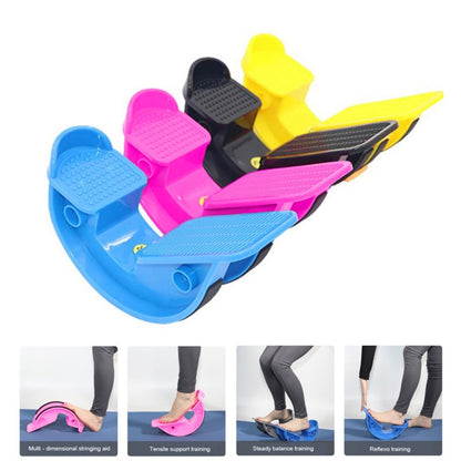 ฟิตเนสเอียงกระดานยืดเทรนเนอร์ลูกวัวผ่อนคลายยืนยืดเหยียบ, Rose Red, Blue, Yellow, Black, Pink with Foot Belt, Blue with Foot Belt, Purple with Foot Belt