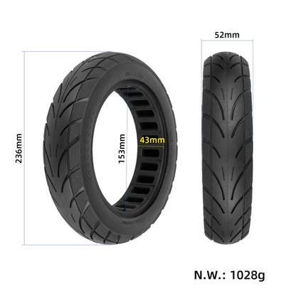 ยางตันขนาด 10x2.125 นิ้วสำหรับ Ninebot Segway F20/F25/F30/F40 สกู๊ตเตอร์ไฟฟ้า, 10x2.125 Inch