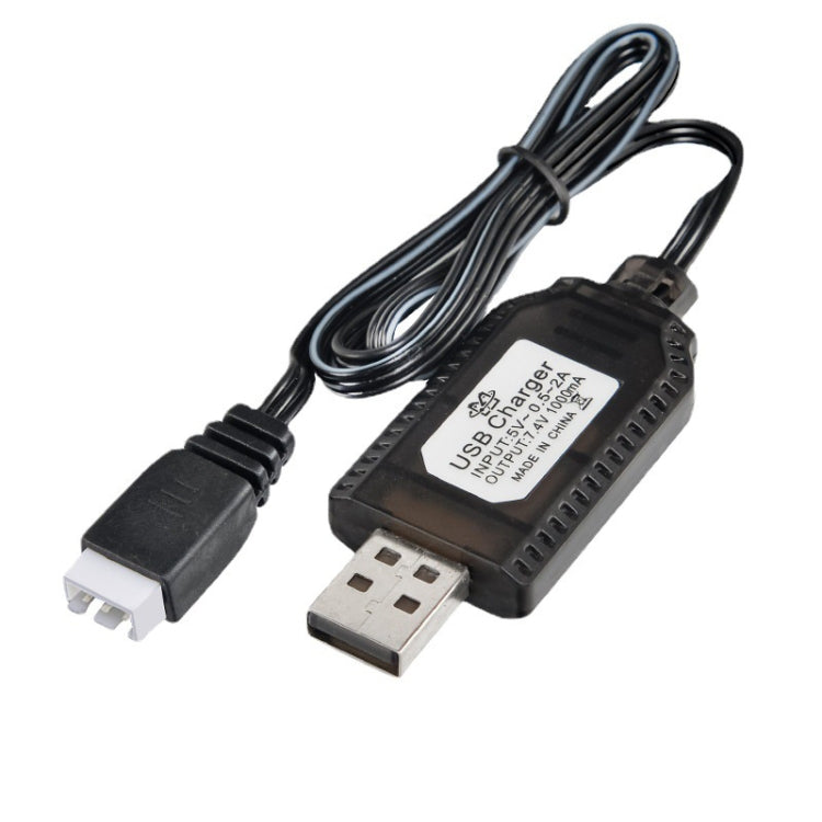2 ชิ้น 7.4V ลิเธียมแบตเตอรี่ชาร์จของเล่นเครื่องบินอุปกรณ์เสริมสายข้อมูล USB