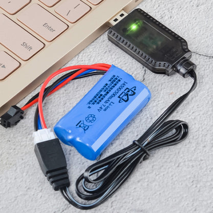 2 ชิ้น 7.4V ลิเธียมแบตเตอรี่ชาร์จของเล่นเครื่องบินอุปกรณ์เสริมสายข้อมูล USB