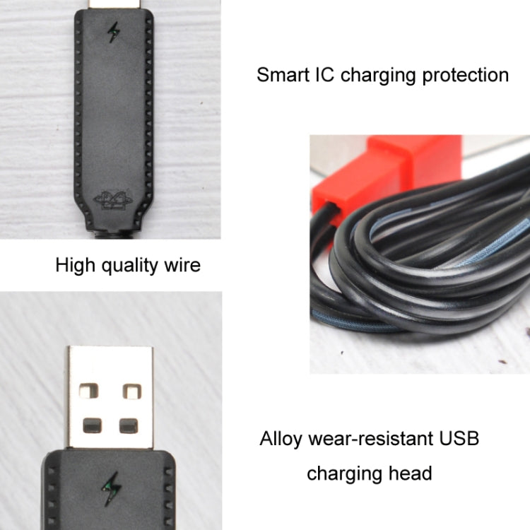 5pcs 3.7V Smart Chip Protection USB สายชาร์จปลั๊กแบตเตอรี่
