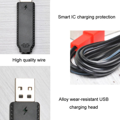 5pcs 3.7V Smart Chip Protection USB สายชาร์จปลั๊กแบตเตอรี่