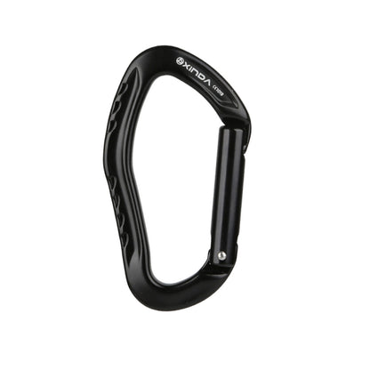 XINDA 22KN Rock Climbing Straight Quickdraw หัวเข็มขัดเกทหัวเข็มขัดอลูมิเนียม Carabiner, XD-8126 (Blue), XD-8126 (Black), XD-8126 (Red), XD-8126 (Orange), XD-8126 (Silver)