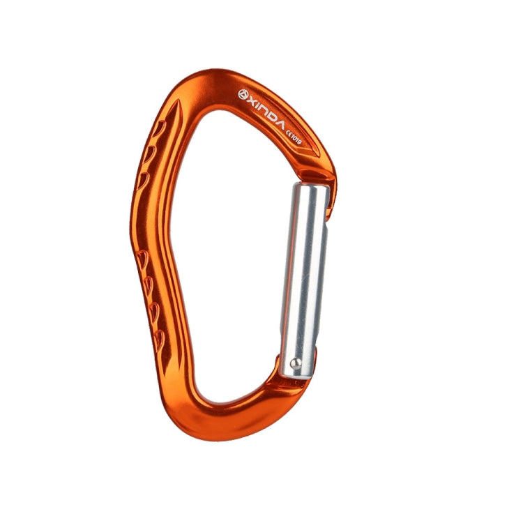 XINDA 22KN Rock Climbing Straight Quickdraw หัวเข็มขัดเกทหัวเข็มขัดอลูมิเนียม Carabiner, XD-8126 (Blue), XD-8126 (Black), XD-8126 (Red), XD-8126 (Orange), XD-8126 (Silver)