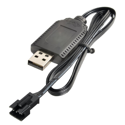 2pcs 7.4V Smart Chip Protection USB Plug สายชาร์จแบตเตอรี่ลิเธียม