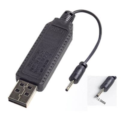 10 ชิ้น 3.7V 2.0 หัวตรงแบตเตอรี่ลิเธียมสายชาร์จพร้อมการป้องกันการกลับขั้ว