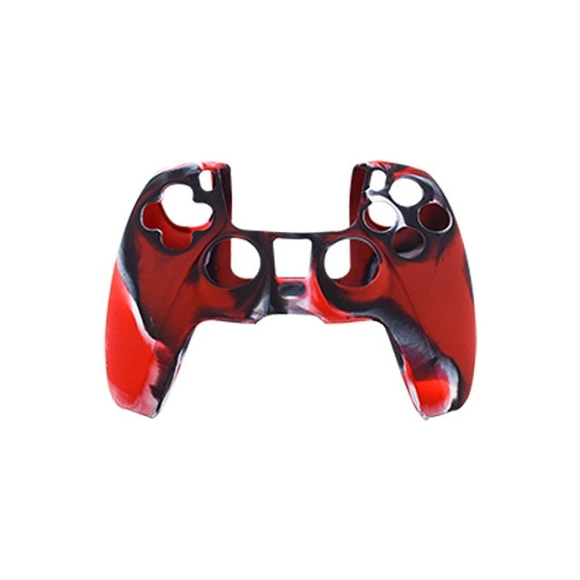สำหรับ PS5 Controller เคสซิลิโคนฝาครอบป้องกัน, White, Black, Camouflage Blue, Camouflage Red, Camouflage Green