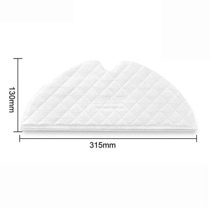 สำหรับ XIAOMI MIJIA เครื่องดูดฝุ่นหุ่นยนต์ 1C 1T 2C 10 ชิ้นผ้าทำความสะอาดซับ, Mop