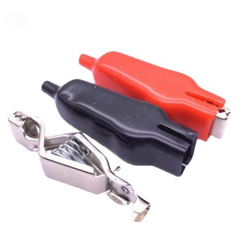 10pcs 20A 75mm High Current คลิปจระเข้สปริงรวมทุกอย่าง
