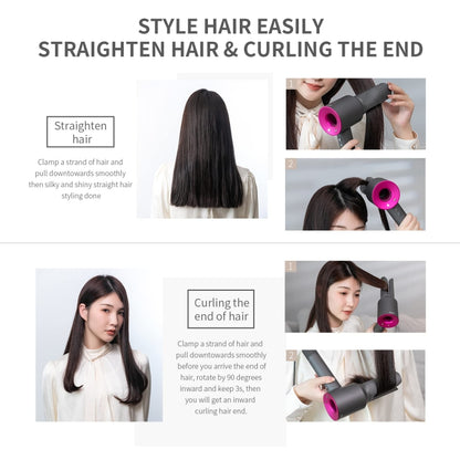สำหรับ Dyson เครื่องเป่าผมตรงหัวฉีดสิ่งที่แนบมาผมจัดแต่งทรงผมจานหนีบ, Straight Nozzle