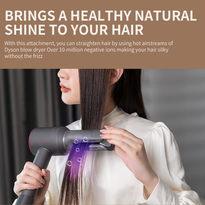 สำหรับ Dyson เครื่องเป่าผมตรงหัวฉีดสิ่งที่แนบมาผมจัดแต่งทรงผมจานหนีบ, Straight Nozzle