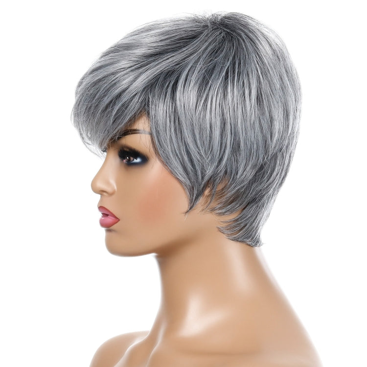 วิกผมสั้นตรงสำหรับสตรีวิกผมไหมอุณหภูมิสูงเส้นใยเคมี, Wig-332, Wig-335