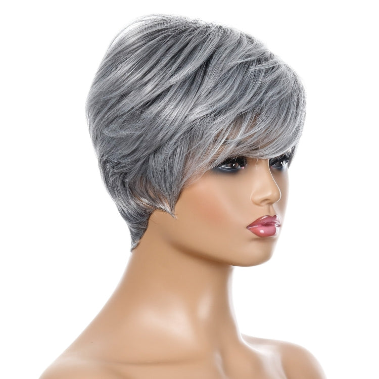 วิกผมสั้นตรงสำหรับสตรีวิกผมไหมอุณหภูมิสูงเส้นใยเคมี, Wig-332, Wig-335