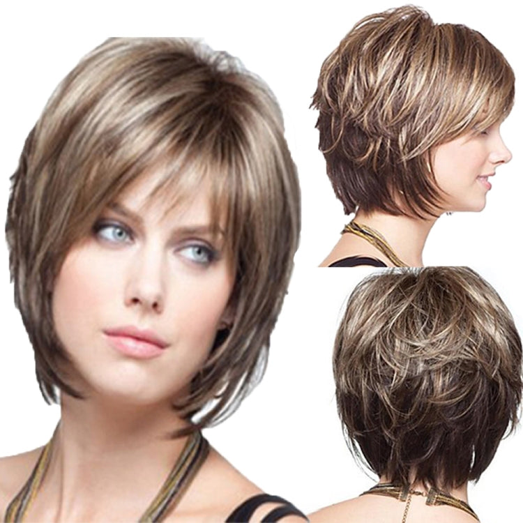 วิกผมสั้นหยิกผ้าไหมอุณหภูมิสูงผู้หญิง, Wig-020, Wig-381, Wig-401