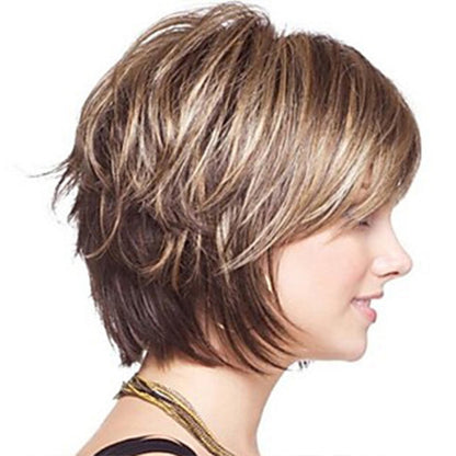 วิกผมสั้นหยิกผ้าไหมอุณหภูมิสูงผู้หญิง, Wig-020, Wig-381, Wig-401