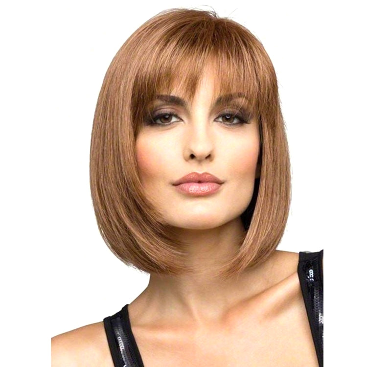 วิกผมสั้นไหมอุณหภูมิสูงสำหรับสตรีเส้นใยเคมี, Wig-435A, Wig-435B