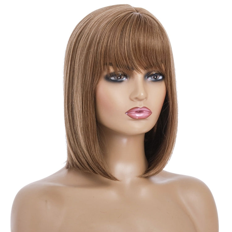 วิกผมสั้นไหมอุณหภูมิสูงสำหรับสตรีเส้นใยเคมี, Wig-435A, Wig-435B