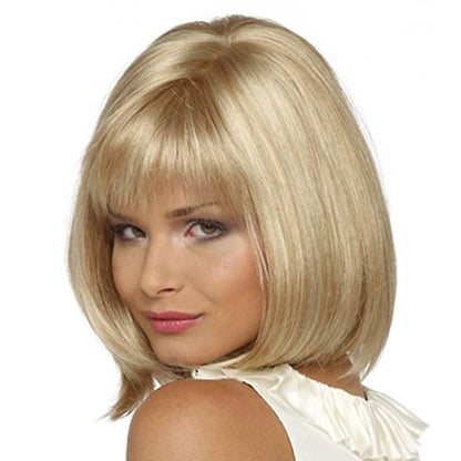 วิกผมสั้นไหมอุณหภูมิสูงสำหรับสตรีเส้นใยเคมี, Wig-435A, Wig-435B