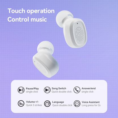 ด้วยหูฟังบลูทูธสเตอริโอไร้สายแบบแท่นชาร์จ สไตล์:, BY18 Digital Display White