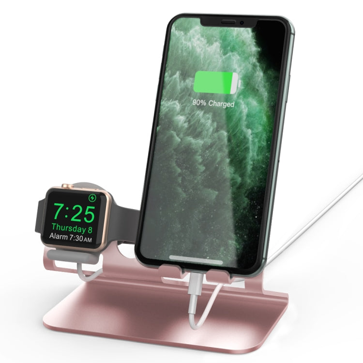 AhaStyle ST04 ฐานชาร์จอลูมิเนียมอัลลอยด์สำหรับสมาร์ทโฟนและ Apple Watch Series ขนาด 4-8 นิ้ว, ST04 (Black), ST04 (Rose Gold), ST04 (Silver)