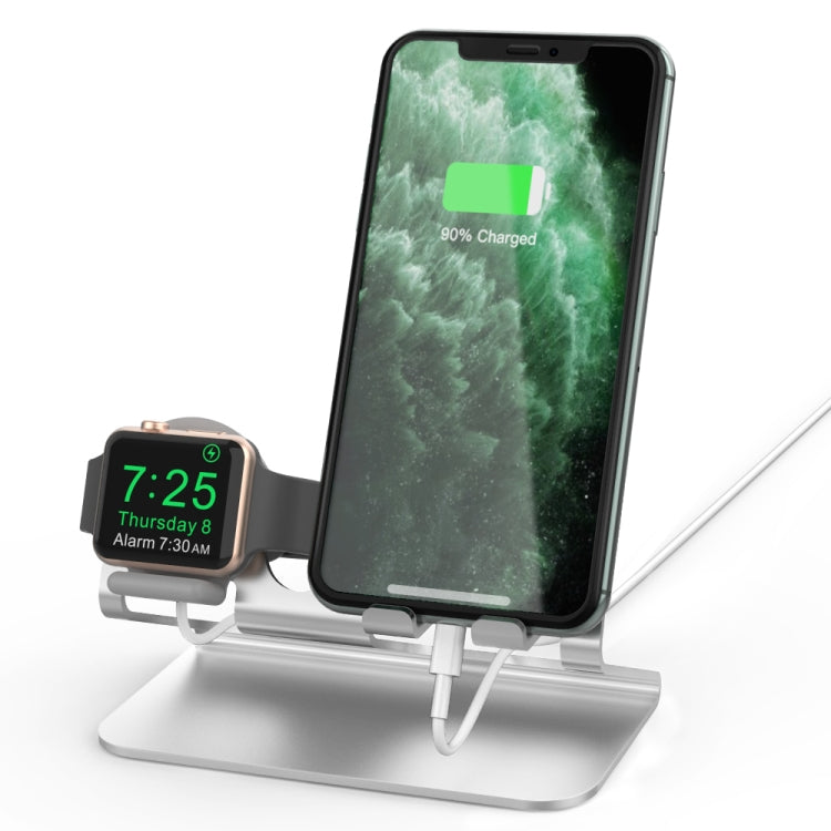 AhaStyle ST04 ฐานชาร์จอลูมิเนียมอัลลอยด์สำหรับสมาร์ทโฟนและ Apple Watch Series ขนาด 4-8 นิ้ว, ST04 (Black), ST04 (Rose Gold), ST04 (Silver)