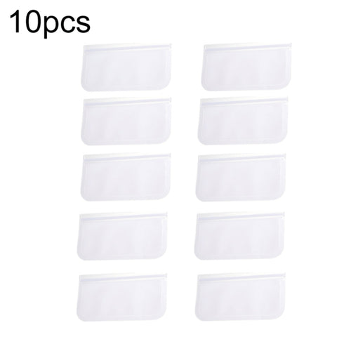 10pcs EVA ตู้เย็นถุงถนอมอาหารสุญญากาศนำกลับมาใช้ใหม่ขนาด:, Small, Medium, Large, Extra Large