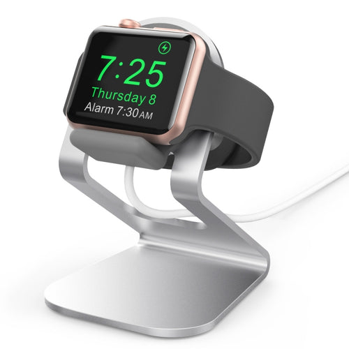 AhaStyle ST03 สำหรับ Apple Watch Series ฐานอลูมิเนียมอัลลอยด์, ST03 (Silver)