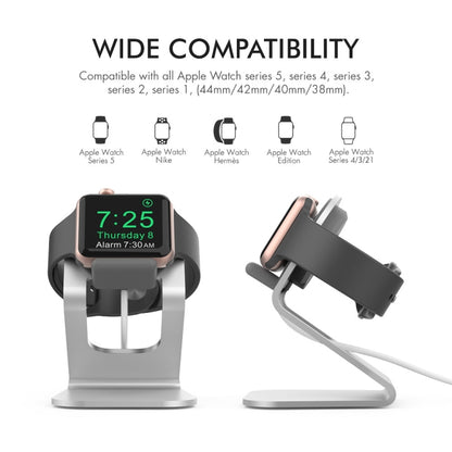 AhaStyle ST03 สำหรับ Apple Watch Series ฐานอลูมิเนียมอัลลอยด์, ST03 (Silver)
