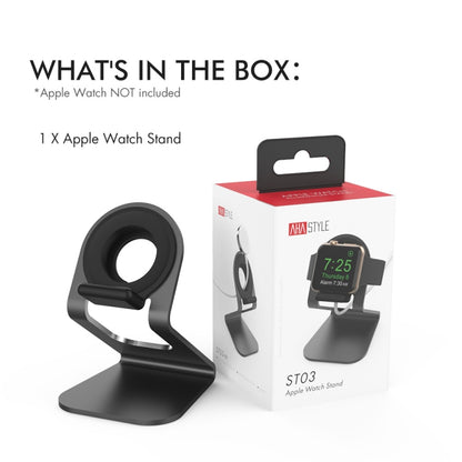 AhaStyle ST03 สำหรับ Apple Watch Series ฐานอลูมิเนียมอัลลอยด์, ST03 (Silver)