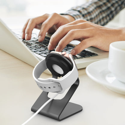 AhaStyle ST03 สำหรับ Apple Watch Series ฐานอลูมิเนียมอัลลอยด์, ST03 (Silver)